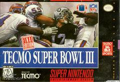 Tecmo Super Bowl III | (Used - Loose) (Super Nintendo)