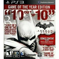 Batman: Arkham City [Game of the Year] | (Used - Loose) (Playstation 3)