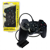 PS2 WIRED DOUBLE-SHOCK 2 - BLACK